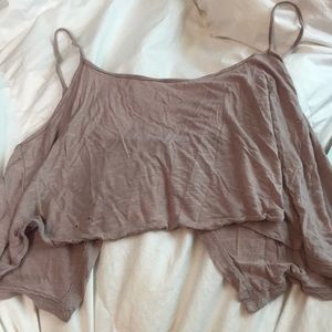 Crop top with open back from Charolette Rouse